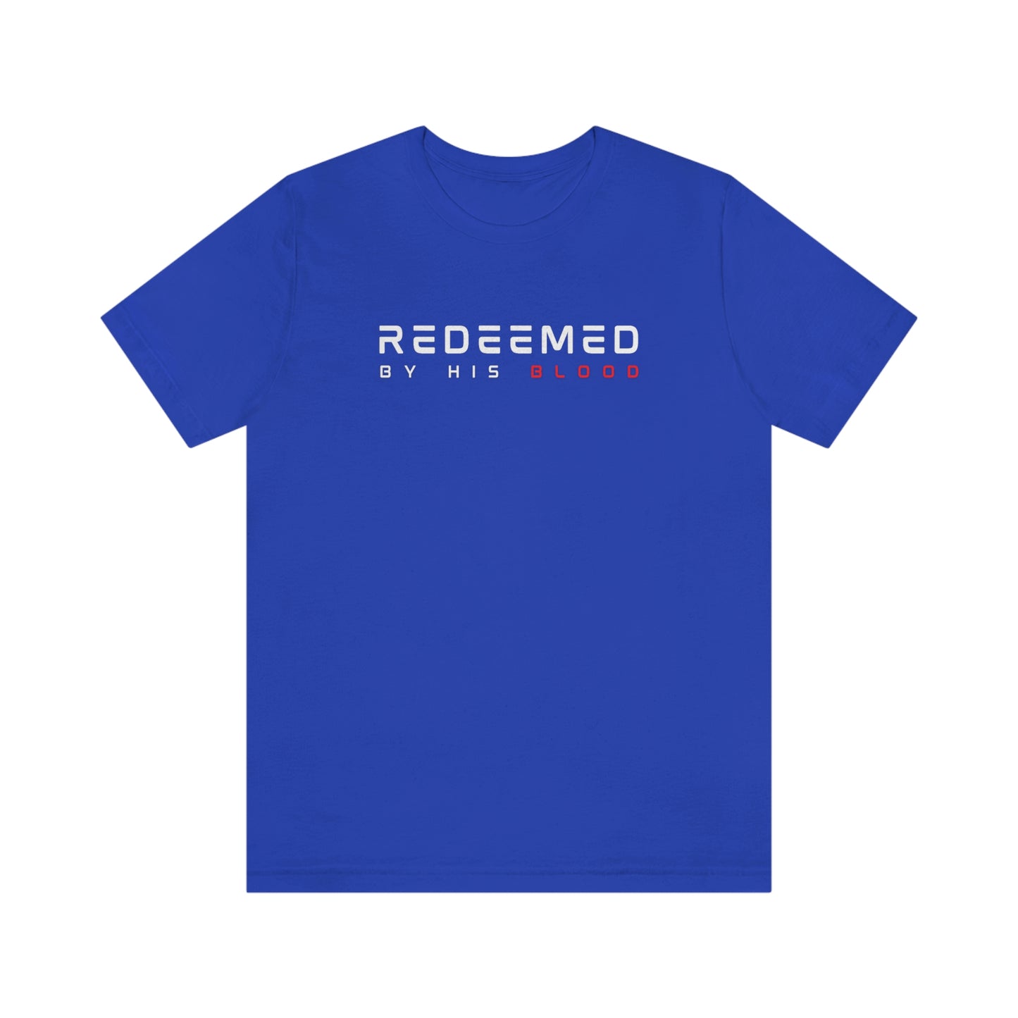 Redeemed By His Blood Womens T-Shirt